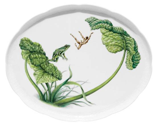 Porzellantablett | Pans versunkener Garten