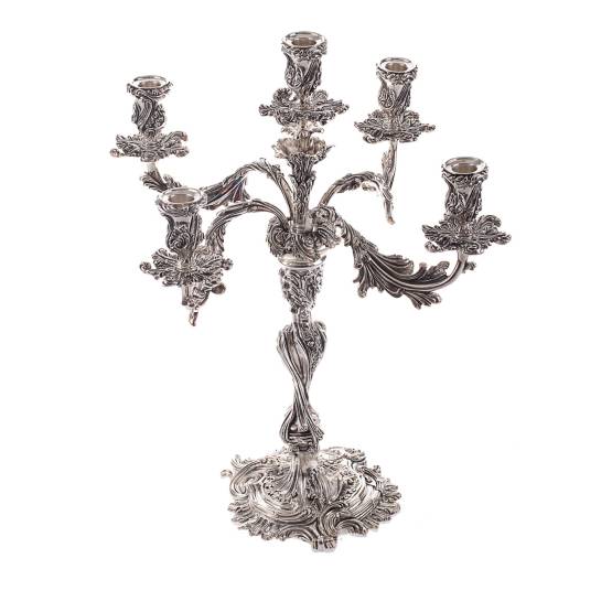 Silberner Prunkleuchter ❘ Ludwigsburger Barock