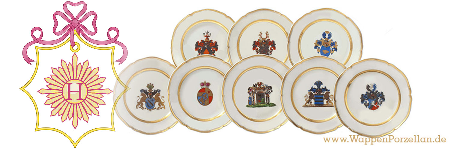 Wappen Porzellan