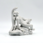 Preview: Porzellanfigur |  Pan liegend, Biskuitporzellan