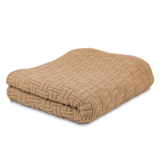Strickdecke | H Design. Beige