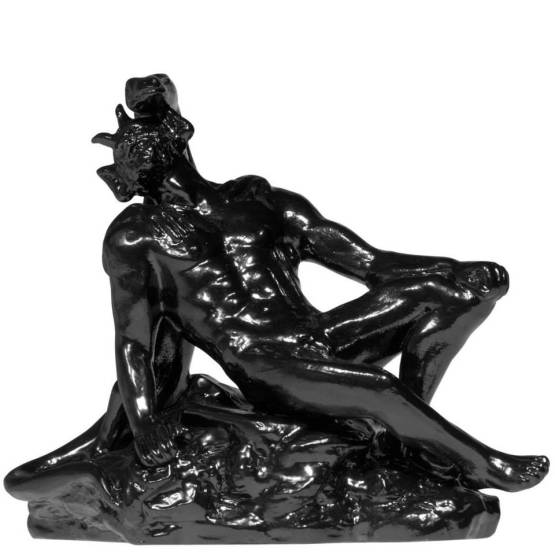 Figured'Art | Pan liegend. Schwarz