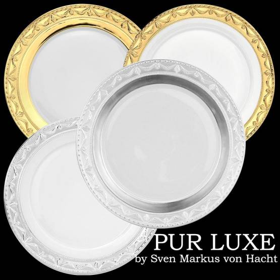 Preview: Platzteller | Pur Luxe Silber-Brillant