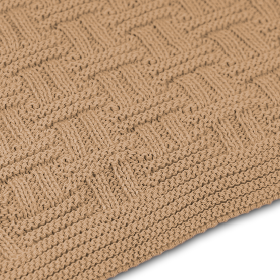 Strickdecke | H Design. Beige