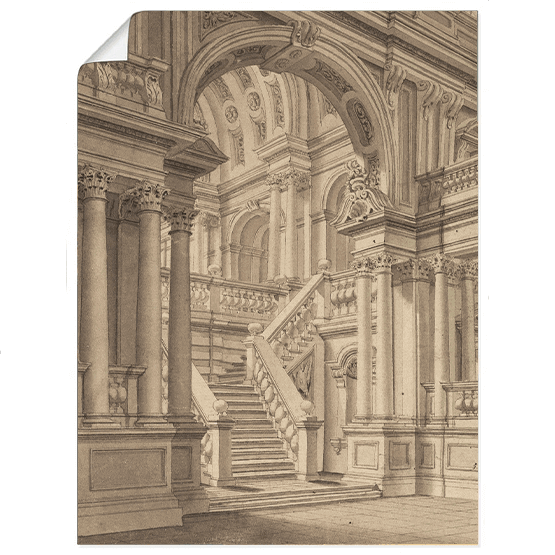 Posterdruck-Datei | Schlosstreppe Posterdruck-Datei | Schlosstreppe