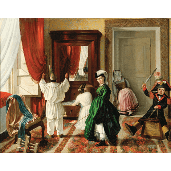 Kunstdruckdatei | Maskerade mit Pulcinella Kunstdruckdatei | Maskerade mit Pulcinella