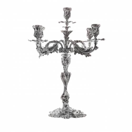 Prunkleuchter ♕ Ludwigsburger Barock, 925 Sterling Silber Prunkleuchter ♕ Ludwigsburger Barock, 925 Sterling Silber