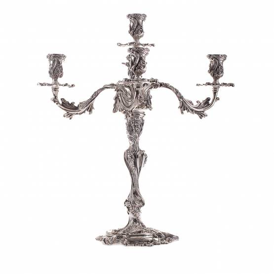 Prunkleuchter ♕ Ludwigsburger Barock, 925 Sterling Silber Prunkleuchter ♕ Ludwigsburger Barock, 925 Sterling Silber